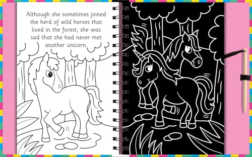 Scratch and Draw Unicorns & Horses too! Imagine That