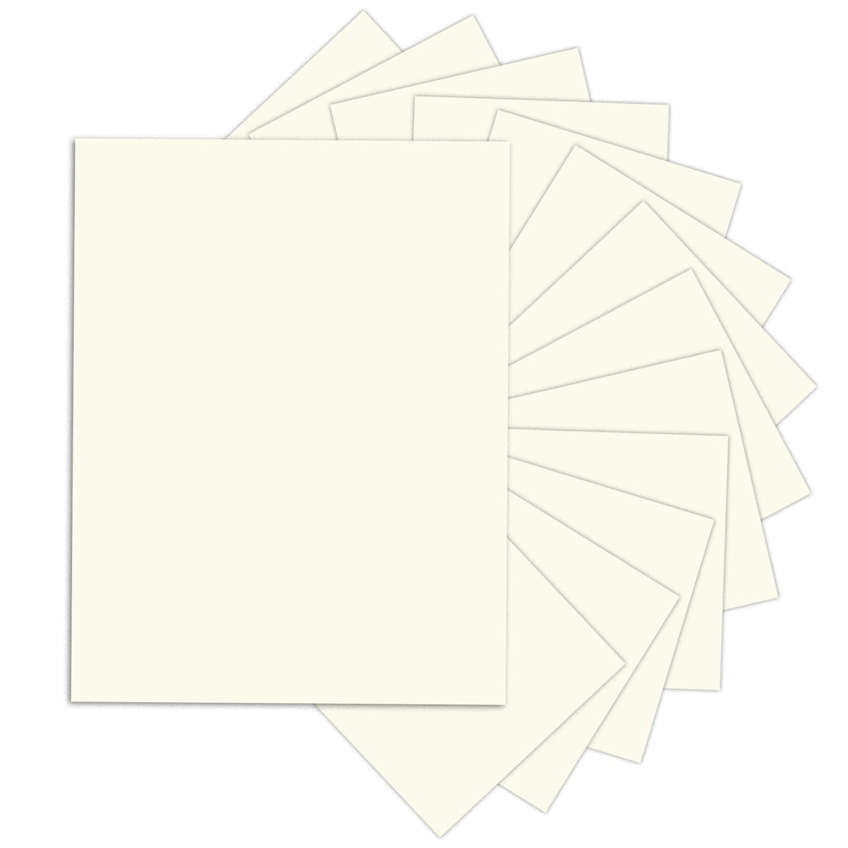 24 Sheets Cream Cardstock 8.5 x 11 Off White Paper, Goefun Ivory Card Stock Printer Paper for Cards Making, Office Printing, Certificate Goefun