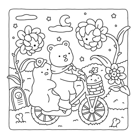 Spooky Fuzzy: Cute Creepy Coloring Book for Adults and Teens for Relaxation (Fuzzy Friends Coloring) Vivi Tinta