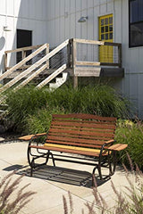 Jack Post CG-12Z Country Garden Double Glider with Trays, Bronze JACK-POST