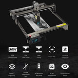 ATOMSTACK S10 Pro Laser Engraver, Laser Engraving Machine, Laser Class 4,10000mW Optical Dual Compressed Spot Laser Cutter for 10-20mm Wood and Acrylic DIY Cutting, Support Offline Engraving KoveYzao