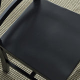 Walker Edison Modern Farmhouse Wood X-Back Armless Dining Chairs Kitchen, Set of 2, Black Walker Edison