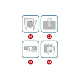 Dasqua 2025-1005 0-150mm/0-6" Bluetooth Absolute Digital Caliper Dasqua