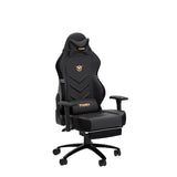 Big and Tall Gaming Chair with Footrest 350lbs-Racing Computer Gamer Chair, Ergonomic High Back PC Chair with Wide Seat, Reclining Back, 3D Armrest for Adult-Black COLAMY