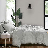 Marimekko - King Duvet Cover Set, Smooth Cotton Percale Bedding with Matching Shams, Lightweight Home Decor (Fokus Grey, King) MARIMEKKO