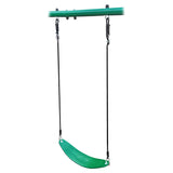 Swing, Climb and Glide Play Center. Backyard Playground Set. Easy Assembly, 7 User / 5 Station Metal Outdoor Play Set for Kids with Two Climbing Stations. 176" L x 69" Deep x 73" H, by XDP Recreation XDP RECREATION
