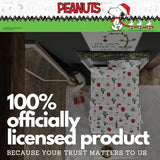 Peanuts® Charlie Brown & Snoopy Holiday & Christmas Bedding Super Soft 100% Cotton Flannel Sheet Set, Twin, (Officially Licensed Product) by Franco Franco