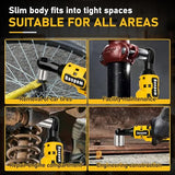 Daspom Cordless Ratchet Wrench 3/8", Electric Ratchet Wrench for DEWALT 20V MAX Battery, 45Ft-Lbs 320RPM with Variable Speed, 3/8" to 1/4" Sealed Head Ratchet, Bare Tool Only Daspom