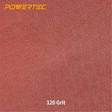 POWERTEC 11215 4.5 Inch Sanding Sleeves for Spindle Sander | 120 Grit | Aluminum Oxide Sandpaper Diameter 3 Inch – 3 Pack POWERTEC