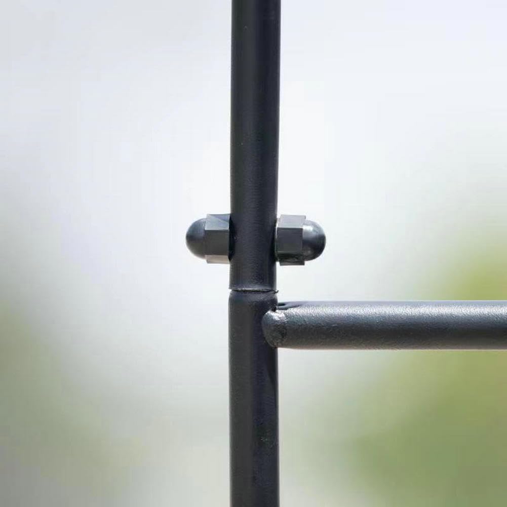 1. GO Steel Garden Arch, 7'8" High x 4'5" Wide, Garden Arbor for Various Climbing Plant, Outdoor Garden Lawn Backyard 1. GO