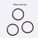 YTFGGY Heat Tape for Sublimation, 3 Rolls Heat Resistant Tape, Heat Vinyl Thermal Sublimation Tape, No Residue, Electronics, Soldering, Circuit Board (10mm, Yellow) YTFGGY