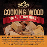 Smoak Firewood’s Cooking Wood Chunks (Competition Grade) USDA Certified for Smoking, Grilling or Barbequing (RED Oak 8-10lbs 729 Cubic in.) Smoak Firewood