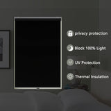 AOSKY Roller Window Shades Blackout Blinds for Windows Cordless Bedroom Shade Room Darkening Shades Door Blinds with Thermal Insulated Easy to Install for Home Office Bathroom W32xL72 Black AOSKY