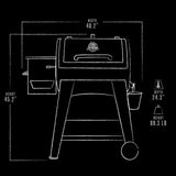 Pit Boss PB440FB1 Pellet Grill, 482 Square Inches, Black PIT BOSS