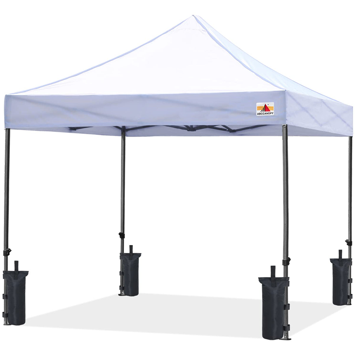 ABCCANOPY Canopy Weights Set of 4-112LBS Sand Bags for Pop up Tent, Weight Bags for Outdoor Gazebo, Trampoline, Pergola, Black (Without Sand) ABCCANOPY