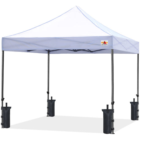 ABCCANOPY Canopy Weights Set of 4-112LBS Sand Bags for Pop up Tent, Weight Bags for Outdoor Gazebo, Trampoline, Pergola, Black (Without Sand) ABCCANOPY