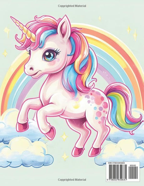 Dreamland Unicorns: A Cute and Magical Coloring Book for Kids Ages 4-8, A Coloring Journey Through Fantasy and Fun: A Cute and Magical Coloring Book for Kids Ages 4-8 WoodArtSupply