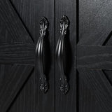 Merax 54.5" Upgraded Kitchen Cart Island on Wheels with Power Outlet,Drop Leaf and 3 Side Drawers,Farmhouse Wood Frame Storage Cabinet Merax