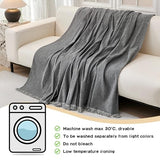 MYSKY HOME Couch Cover for Sectional Sofa, 2 Pieces Couch Covers for L Shape Sofa Cover, Furniture Protector for Pets, Kids, Sofa Slipcover for 2-3 Cushion Couch (71"x118"+71"x118", Dark Grey) MYSKY HOME