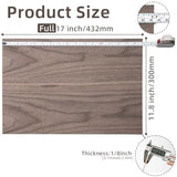 1/8" Walnut Plywood Sheets, 17x11.8x1/8 Inch 8 Pack, 3mm Plywood for Laser Cutting, Engraving, Wood Burning, Unfinished Wood for Crafts, Architectural Models, Drawing & Painting, DIY Projects BOWIJANYZ