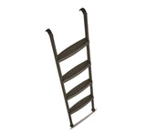 Stromberg Carlson Interior Bunk Ladder, KD, RV Bunk Ladder, Bunk Bed Ladder with Injection Molded Treads, Hooks and Mounting Hardware Included, can be used as Dorm Loft Ladder - Black 66" Stromberg Carlson