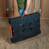 Klein Tools 54410MB MODbox Work Bench, Folding Work Table, Portable Workstation, 1000-Pound Capacity, Compatible with MODbox Rail System Klein Tools