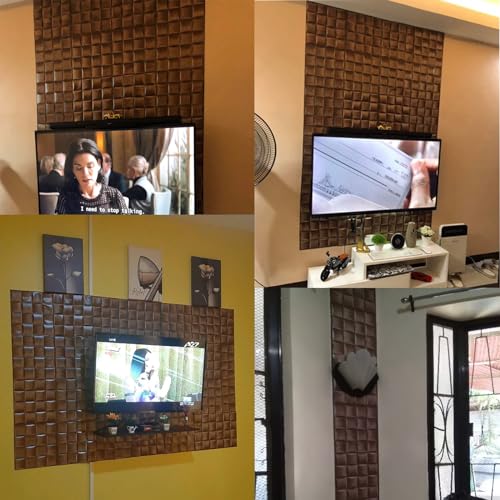 szgwtk 3D Wall Panels,3D Wallpaper Peel and Stick,3DWall Paneling,Art WallPanels,Waterproof Self Adhesive Decorative Wall Panels Living Room Wall Decoration 30 * 30cm(10pcs/Pack) (Wood-Grain) - WoodArtSupply