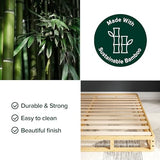 ZINUS Edgar 4 Inch Bamboo Box Spring - Sturdy Mattress Foundation for Reliable Support, Queen Size Zinus