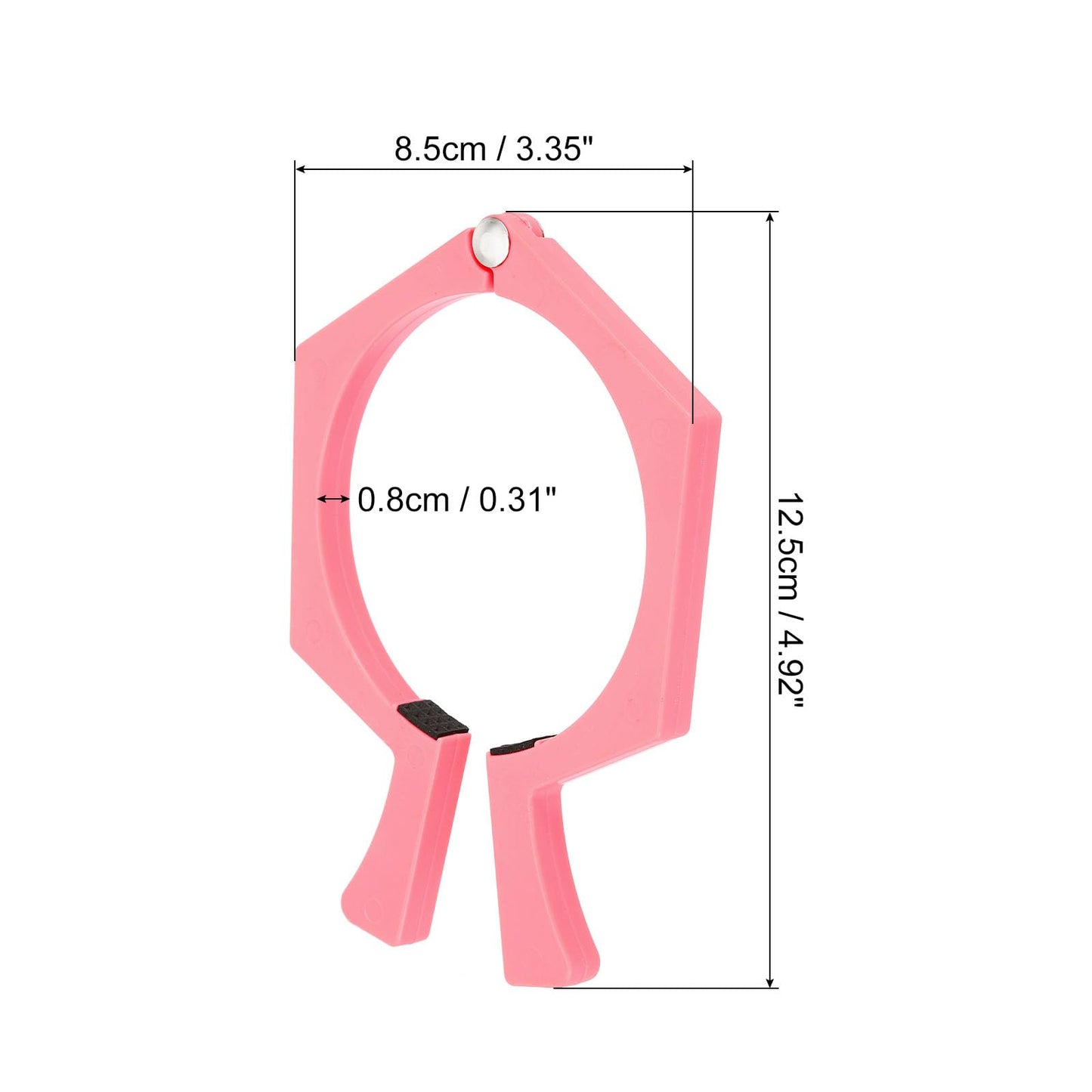 PATIKIL Plastic Pinch Tumbler Clamp, Sublimation Tumblers Pinch Clip for 20 OZ Sublimation Tumblers Pinch Tool for Skinny Straight Tumblers, Pink