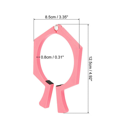 PATIKIL Plastic Pinch Tumbler Clamp, Sublimation Tumblers Pinch Clip for 20 OZ Sublimation Tumblers Pinch Tool for Skinny Straight Tumblers, Pink