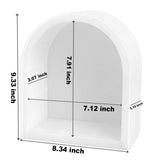 RESINWORLD 8'' Arch Mold, 3'' Deep Silicone Mold, Sturdy Large Molds for Bouquet Preservation, Shiny Resin Molds for Home Wedding Decor ResinWorld