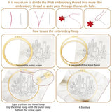BEUNITONE Cactus Embroidery Kit for Beginners, 6PC Succulent Plant Themed Needlepoint Kits for Adults with Hoops, Threads, Needles, Instructions and Full Kits, DIY Home Decor Craft Gift for Adults