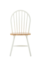 Boraam Farmhouse Dining Chairs, Set of 2-White/Natural Boraam