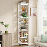 Tribesigns 78.7 Inch Tall Narrow Bookshelf - 7-Tier Freestanding Storage for Small Spaces Tribesigns