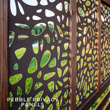 Backyard Discovery Brown Pebble Decorative Screen Panel (Six Panels Included) Backyard Discovery