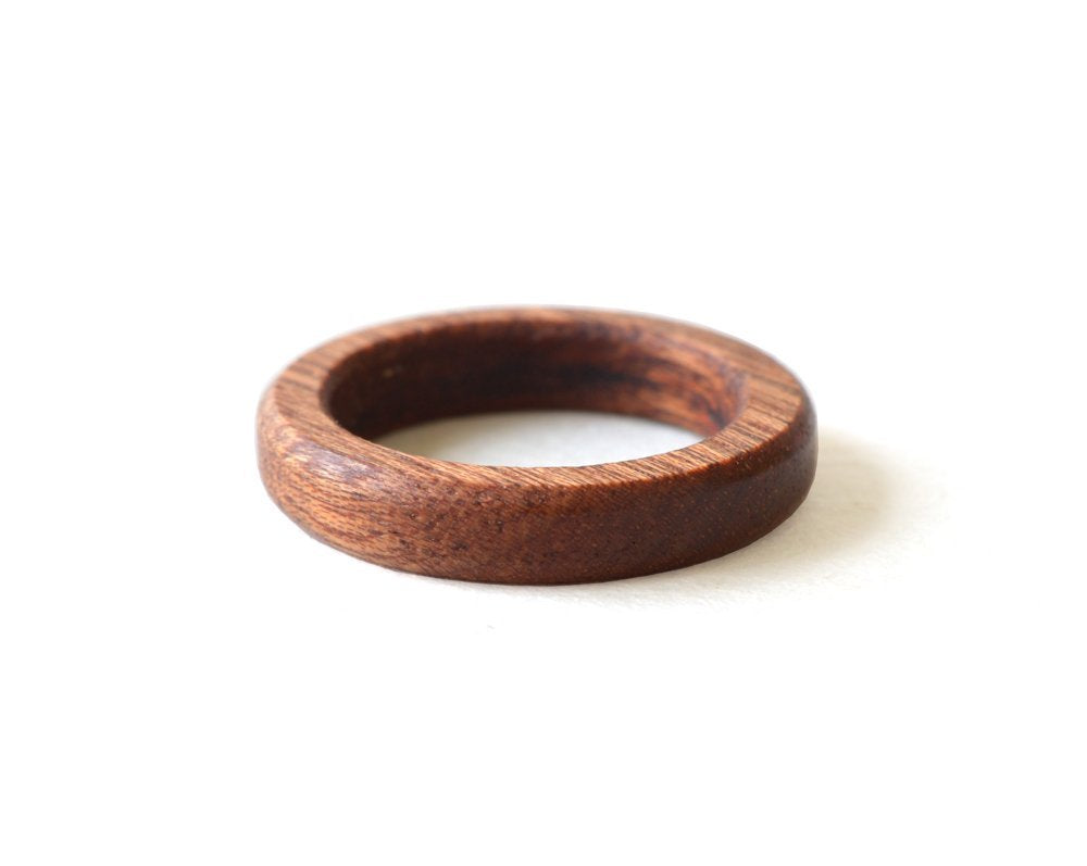 Mahogany Ring, Wood Ring, Wood Band, Mahogany wood ring, Wooden Wedding Jewelry, Mahogany Jewelry, Mahogany Wood Band, Holiday Gift, Personalized Ring Generic