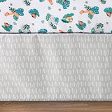 The Peanutshell 3 Piece Baby Crib Bedding Set for Boys & Girls - Newborn, Infant & Toddler Nursery Bed Set Decor with Fitted Crib Sheet, Dust Ruffle, Crib Comforter - Safari Adventures The Peanutshell