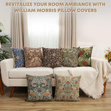 Charlotte Home Furnishings Throw Pillow Covers 16x16 in Single Stem Decorative Couch Pillow Cover Boho Decor European Tapestry Cushion Cases Living Room Cozy Home Decor Jacquard Woven Soft Cotton C Charlotte Home Furnishings Inc