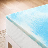 Best Price Mattress 2 Inch Swirl Gel AeroBreeze Cooling Air Flow Memory Foam Mattress Topper, Dorm Essentials, Twin Best Price Mattress