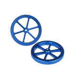 IdeaFormer Upgraded 4pcs Blue Aluminum Hand Twist Leveling Nut,4pcs 20mmSprings,4pcs Screws, 4pcs Heatbed Silicone Leveling Column Mounts for Ender 3/3 Pro/3v2 3D Printer IdeaFormer IR3