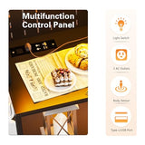 67'' LED Kitchen Pantry Cabinet with Pegboard and Charging Station by OUTDOOR DOIT OUTDOOR DOIT