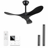 Benicefun 36 Inch Black Ceiling Fan No Light,Small Ceiling Fans Without Lights, Small Modern 3 Blade Quiet Dc Ceiling Fan For Slanted Ceilings, Rustic Wood Ceiling Fan For Gazebo With Remote Benicefun