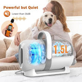 Afloia Dog Grooming Kit, Pet Grooming Vacuum & Dog Clippers Nail Trimmer Grinder & Dog Brush for Shedding with 6 Pet Grooming Tools, Low Noise Dog Hair Remover Pet Grooming Supplies for Dog Cat Afloia