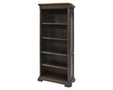 Martin Furniture Executive Open Bookcase, Fully Assembled, Brown Martin Furniture