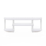 Furinno Turn-S-Tube Wide TV Entertainment Center, White Furinno
