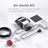 Creality Air Assist Kit for Laser Engraver Falcon 10W, 22L/min Airflow Air Assist Pump for Laser Cutter and Engraver, Clean Surface Smooth Edge, Remove Smoke/Dust, Protect Laser Lens Creality