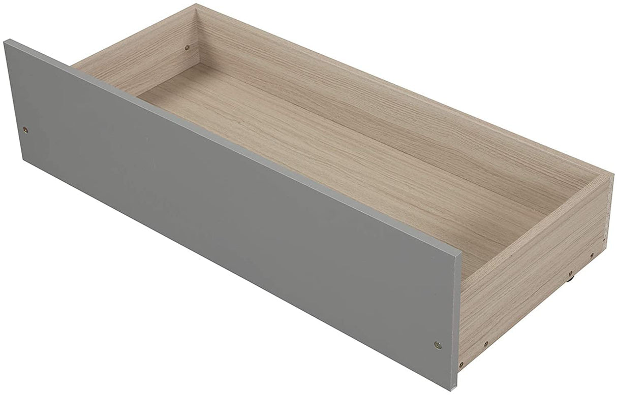 Harper & Bright Designs Light Grey Twin Bed Frame with Storage Drawers - Solid Wood Platform Bed, No Box Spring Needed Harper & Bright Designs