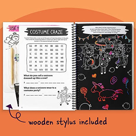 Scratch-Off Hidden Pictures Unicorn Puzzles (Highlights Scratch-Off Activity Books) Highlights for Children