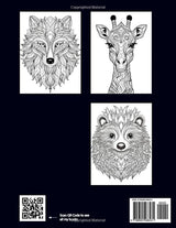 Animal Mandalas Adult Coloring Book: Animal Mandala Coloring Book For Adults To Improve Mindfulness | Stress Relief And Relaxation Majosta