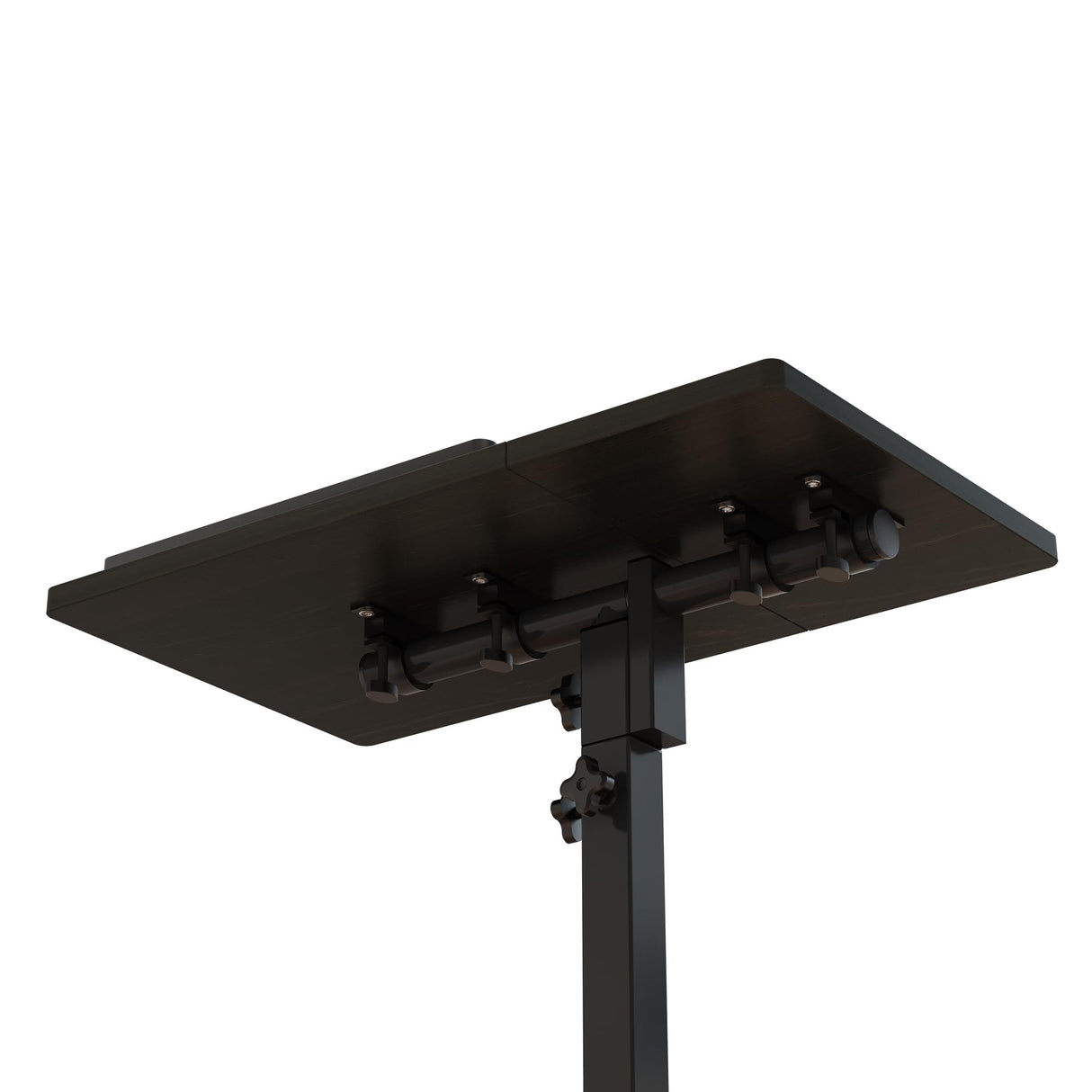 TigerDad Mobile Adjustable Height Laptop Stand PC Computer Portable Notebook Swivel Laptop Desk Rolling Table Desk Cart Tiltable with Wheels Casters& Mouse Pad Table (Dekuwood) TigerDad